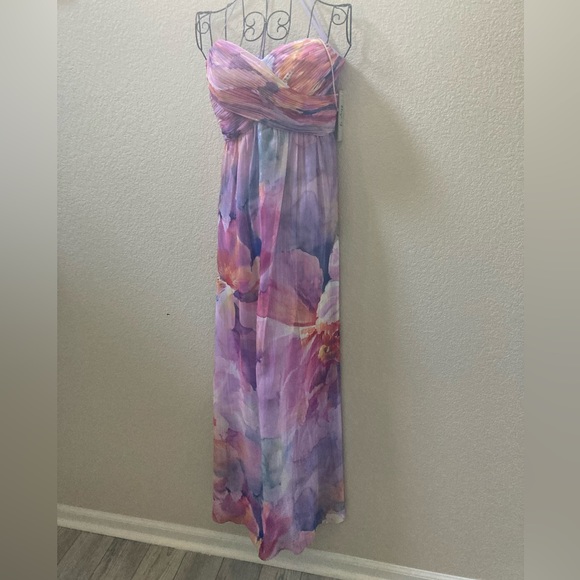 Eliza J NWT strapless sparkly gown. Size 8 - Picture 1 of 7
